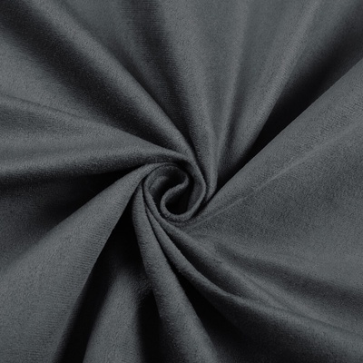 Potahová látka/imitace broušené kůže Alcantara ALC-016 Antracitově šedá - šířka 145 cm