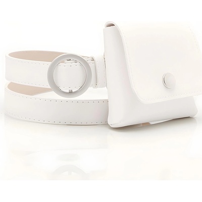 HARAHU Колан с портмоне - Бял kp12628 (12628)