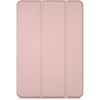 Macally Stand Case - полиуретанов калъф и поставка за iPad 7 (2019), iPad 8 (2020) (розов)