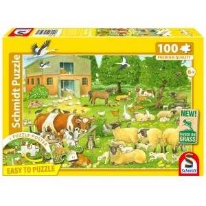 Schmidt Spiele Puzzle PQ 100 Farm Animals G3