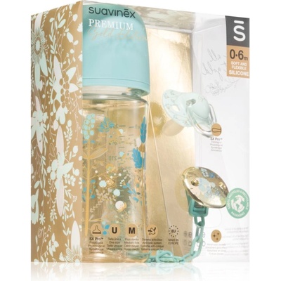 Suavinex Gold Premium Gift Set Blue подаръчен комплект за бебета