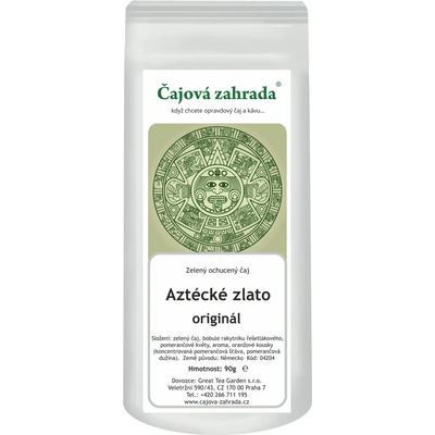 Čajová zahrada Aztécké zlato zelený ochucený čaj 1 kg