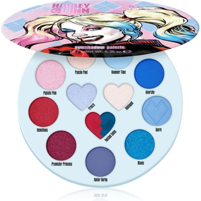 essence Harley Quinn палитра сенки за очи цвят 02 Mad Love 10, 2 гр