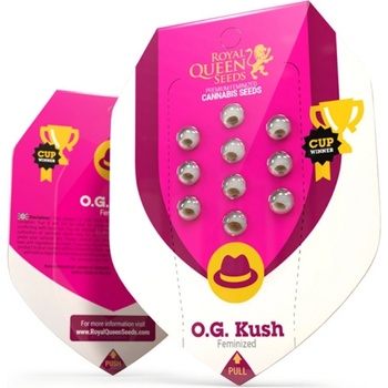 Royal Queen Seeds OG Kush semena neobsahují THC 3 ks