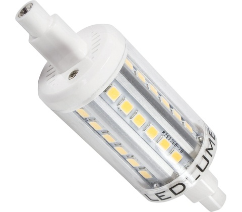 Ledlumen LED 4W R7s malé halogenové trubice 36xSMD2835 78mm CCD Studená bílá