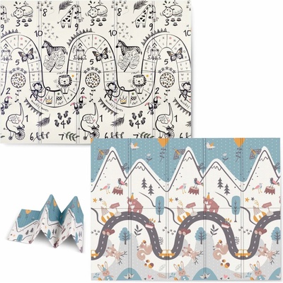 Vzdělávací skládací pěnová podložka 200 x 150 x 1 cm Nukido NK-341 734100