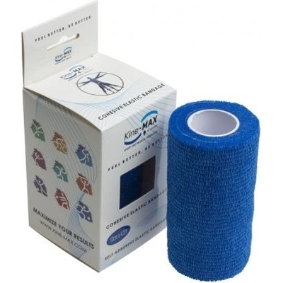 Kine-MAX Cohesive Elastic Bandage - 10 cm x 4,5 m - Modrá