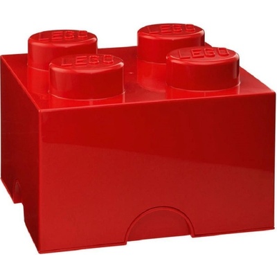 LEGO® úložný box 4 25 x 25 x 18 cm červená