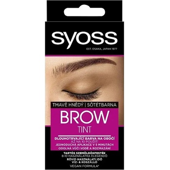 Syoss Brow Tint tmavohnedá farba na obočie 17 ml