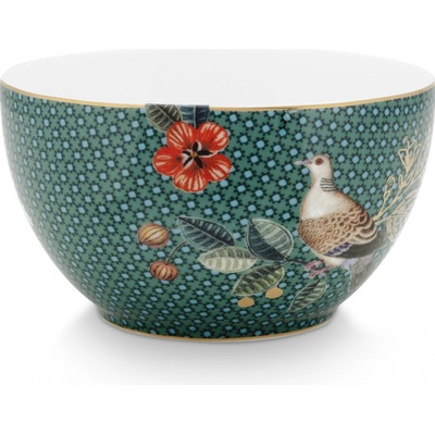 PIP Studio Miska Winter Wonderland holub zelená 9.5 cm 51.003.197