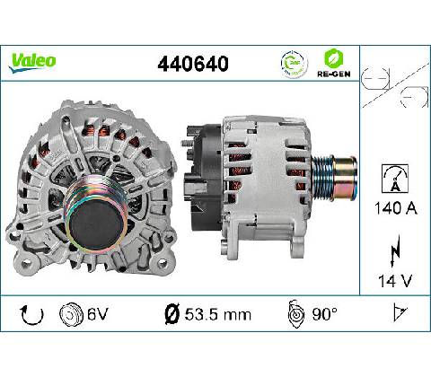 Alternátor VALEO 440640