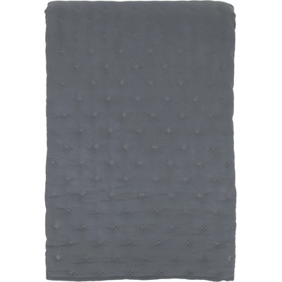 Chic Antique Měkký šedý prošívaný přehoz Aix Soft na dvoulůžko – 260*240 cm
