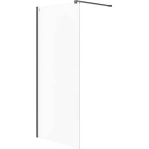 Cersanit Mille - Душ кабина Walk-In, 90x200 см, черно/прозрачно стъкло S161-008 (S161-008)