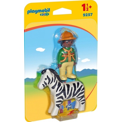 Playmobil 9257 Ošetrovateľ a Zebra