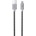 iSTYLE PLB by Epico ISTYLE FABRIC BRAIDED CABLE USB-A to Lightning 1.8m 2020 - space grey (K-PL9915101300185)