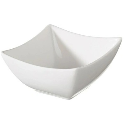 METRO PROFESSIONAL Miska loď VILO porcelán bílá 9 x 9 cm 3 ks