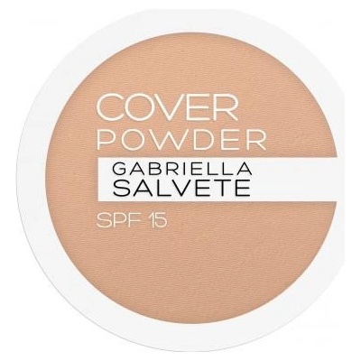 Gabriella Salvete Cover Powder kompaktní pudr s vysoce krycím efektem SPF15 03 Natural 9 g