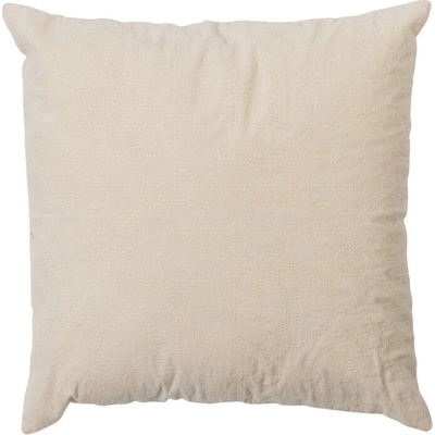WOOOD Mléčně bílý sametový polštář Stanley 45x45
