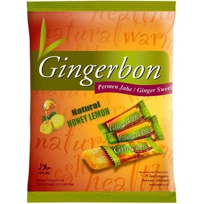 Stykra Gingerbon zázvorové cukríky s citrónom s medom 125 g