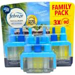  AMBI PUR febreze електрически ароматизатор, Пълнител, 3 volution, 3 броя, Polynesian Waves