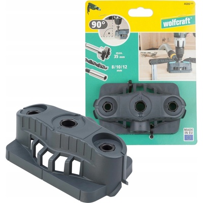 Wolfcraft 4686000 vrtací šablona pro vrtáky a sukovníky