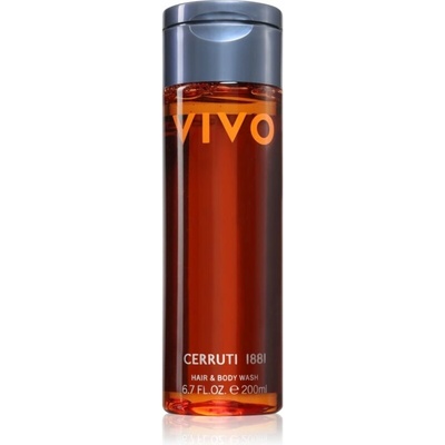 Cerruti 1881 Vivo sprchový gel na tělo a vlasy pro muže 200 ml – Hledejceny.cz