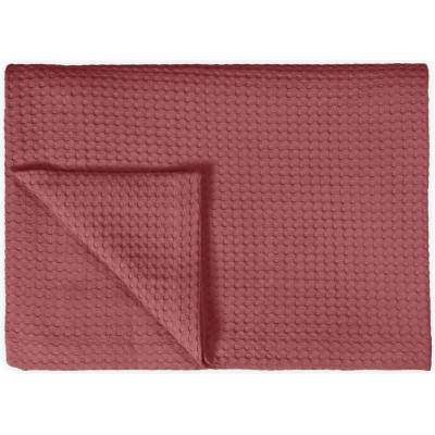 Vandyck Luxusní přehoz na postel Home Piqué waffle Wild rose