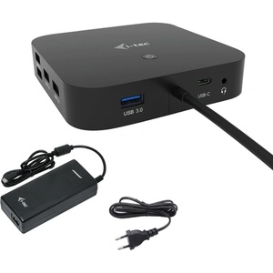 i-tec Докинг станция i-tec USB-C HDMI/DP 100W PD + зарядно 100W (C31HDMIDPDOCKPD100)