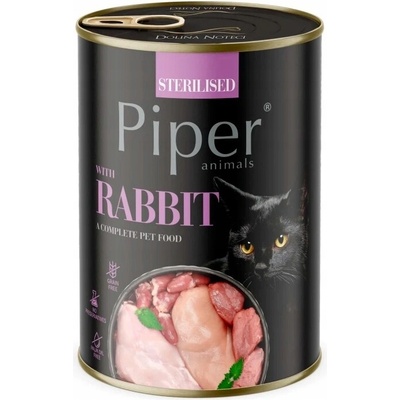 Piper Sterilised s králikom 400 g