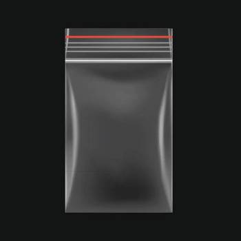 Image 1 of Екстрапак 100 бр, 10 х 12 см, полиетиленови плика Zip Lock, 35 мкм (21-19)