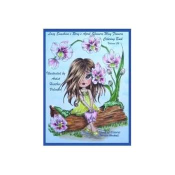 Image 1 of Lacy Sunshine's Rory's April Showers May Flowers Coloring Book Volume 36: Flowers, Sweet Big Eyed Girls, Floral Wreaths Inspirations