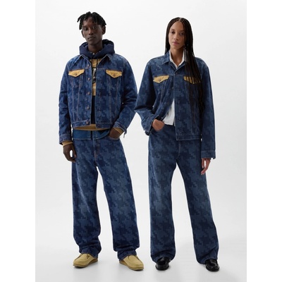Gap Džíny loose '90s× Dapper Dan Unisex Tmavě modrá