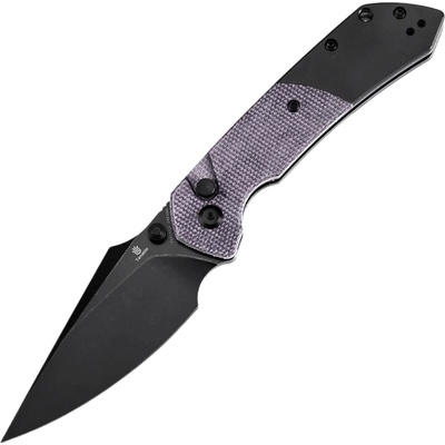 Tenable Knives Fenrir Blackwash 14C28N 0.138‘/3.5mm Fialová Micarta + Blackwash A