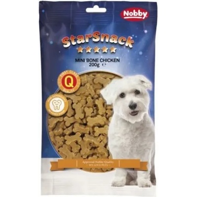 NOBBY Лакомство StarSnack Mini Bones Пиле 200 гр БЕЗ ЗАХАР 79775