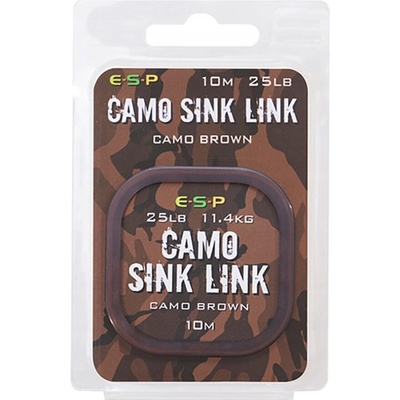 ESP šnúra Sink link camo brown 10m 25lb