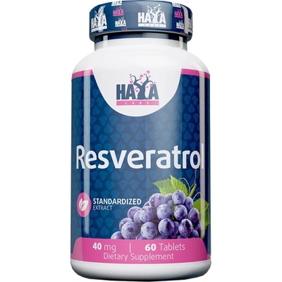 Haya Labs Resveratrol 40 mg [60 Таблетки]