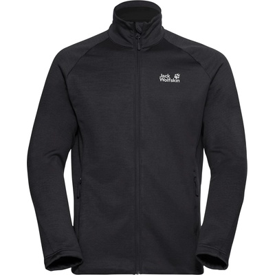 Jack Wolfskin Мъжко поларено яке Jack Wolfskin Peak District Fullzip Fleece jacket - Black - размер 3XL (005-7010-0116)