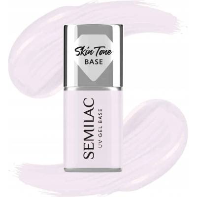 Hybridní báze Semilac Skin Tone Cover Base Milky Pink 7 ml UV LED