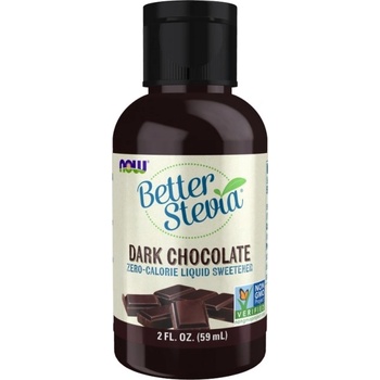 NOW Better Stevia Liquid | Different Flavors [59 мл] Тъмен шоколад