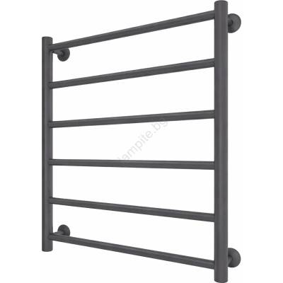 Mario Radiators Радиатор-лира за баня INOX FLAT 122W/230V 57x43 cm неръждаема стомана/антрацит (MR0106)