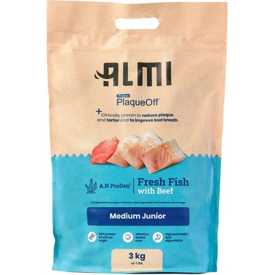 Almi Medium Junior Granule s mořskou řasou 3 kg