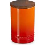 Le Creuset Кухненски буркан за съхранение SIGNATURE 770 мл, FLAME, керамика с глазура, Le Creuset (LECR70819770900099)