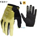 Cyklistické rukavice Fox Flexair LF pear yellow
