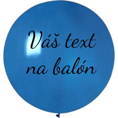 Svet balonku Balón s textom Modrý 80 cm