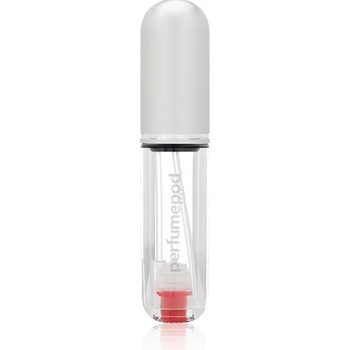 Pure Essentials plniteľný flakón 5 ml strieborný