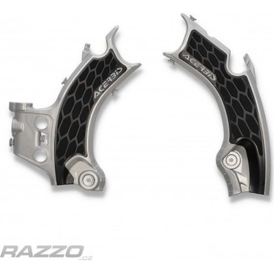 Acerbis Chrániče rámu X-Grip Frame Protector Honda CRF450R 21-24 CRF250R 22-24 Silver Black – Sleviste.cz