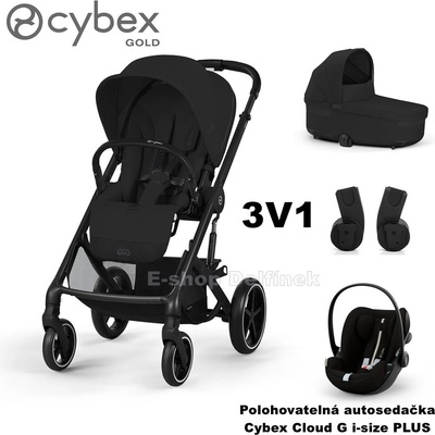 Cybex Balios s Lux Travel set Cloud G Plus i-Size Moon Black 2025 – Hledejceny.cz