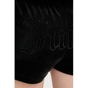Juicy Couture къс панталон дамски от кадифе TAMIA SHORTS (JCWHS126305)