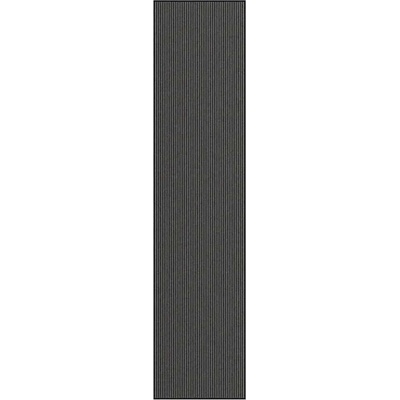VidaXL Stripe Černá šedá 115x500 cm