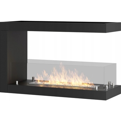InFire Závesný biokrb 80 x 50 x 30 cm čierny